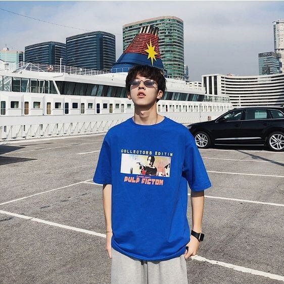 全3色 Tシャツ カットソー プリント カジュアル 韓国風