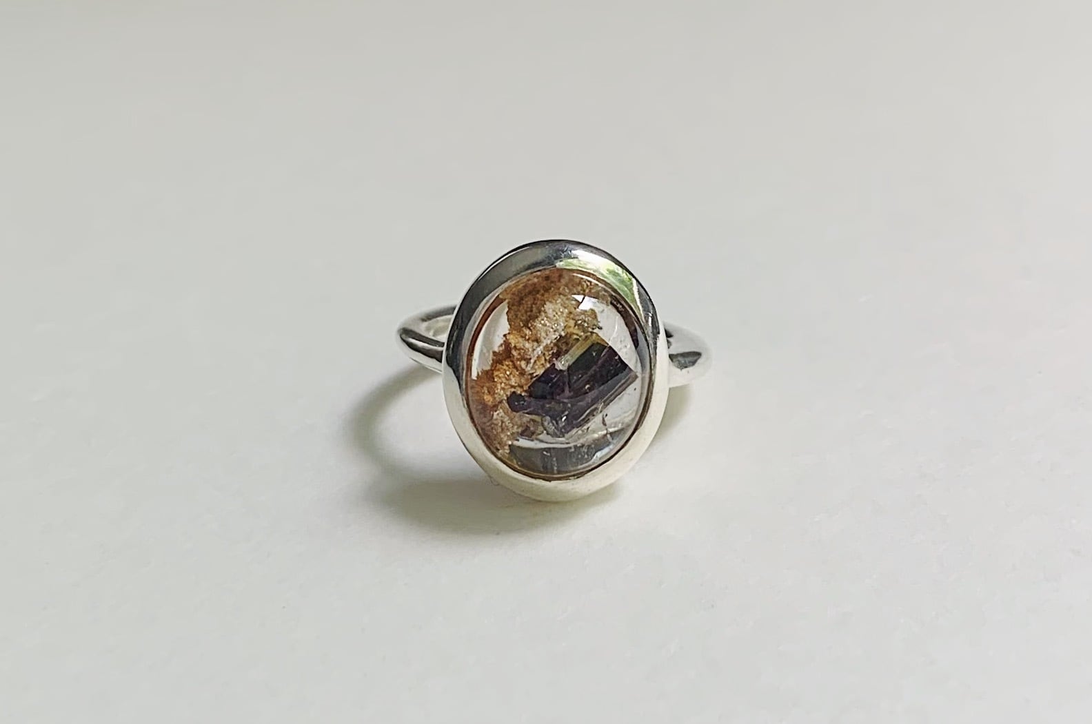 扉 ルチルインクォーツ リング silver no,11 | maaa online store