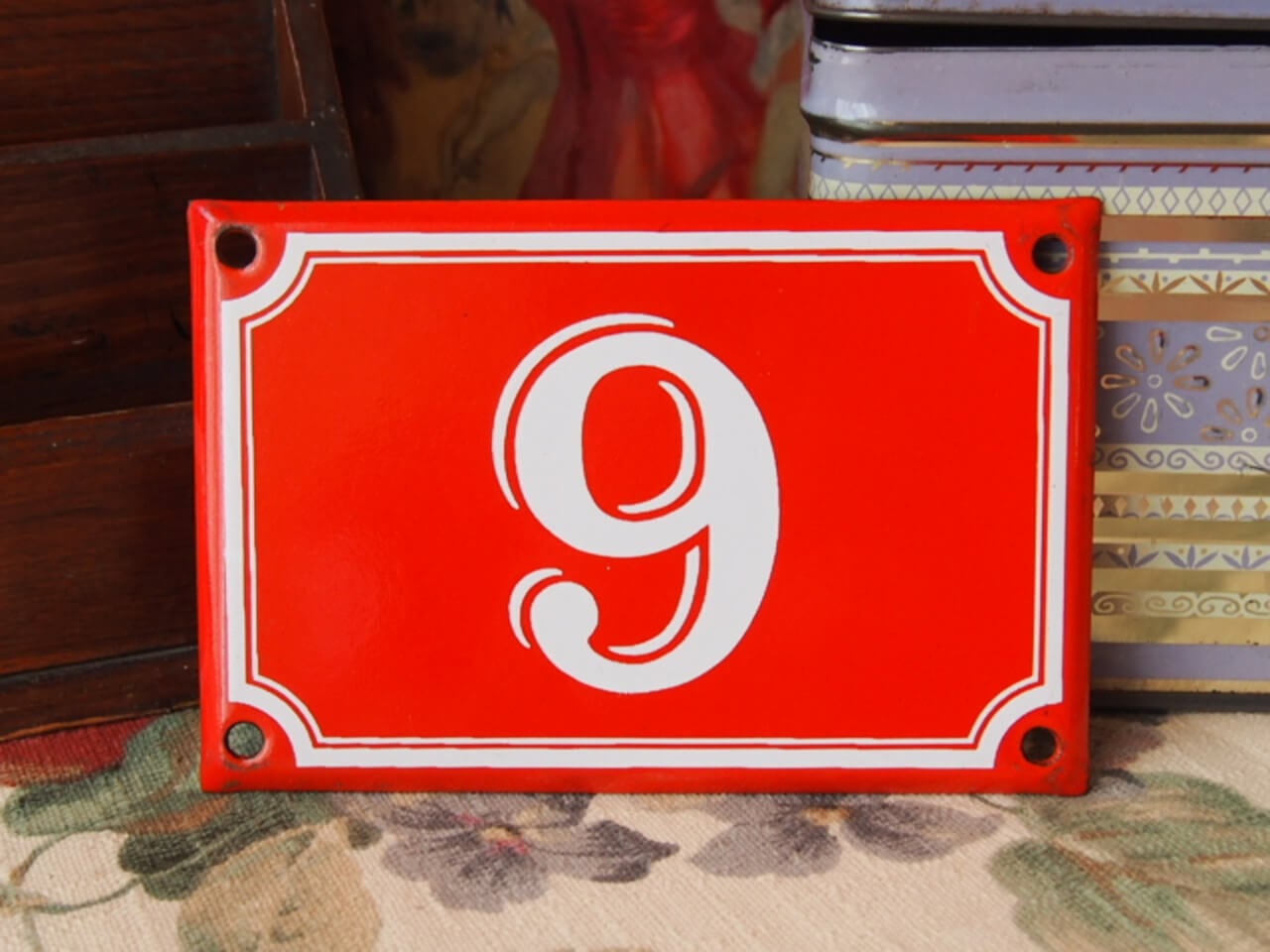 フランスアンティーク 琺瑯製ナンバープレート | Bonny Bee