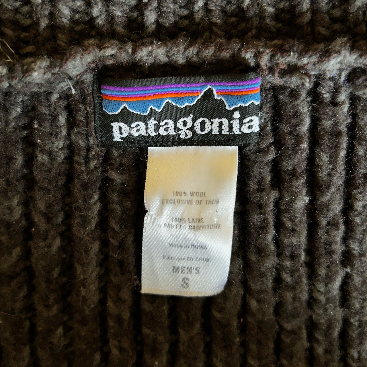 Vintage Patagonia Full Zip Sweater Used 中古