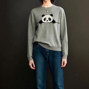 Round neck knit sweater(SN117)