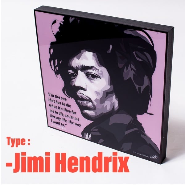 Jimi Hendrix / ジミ ヘンドリックス「ポップアートパネル Keetatat
