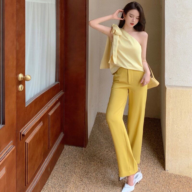 サマーリボンパンツ カジュアルレディース 夏物 YY-ファッション38421808017