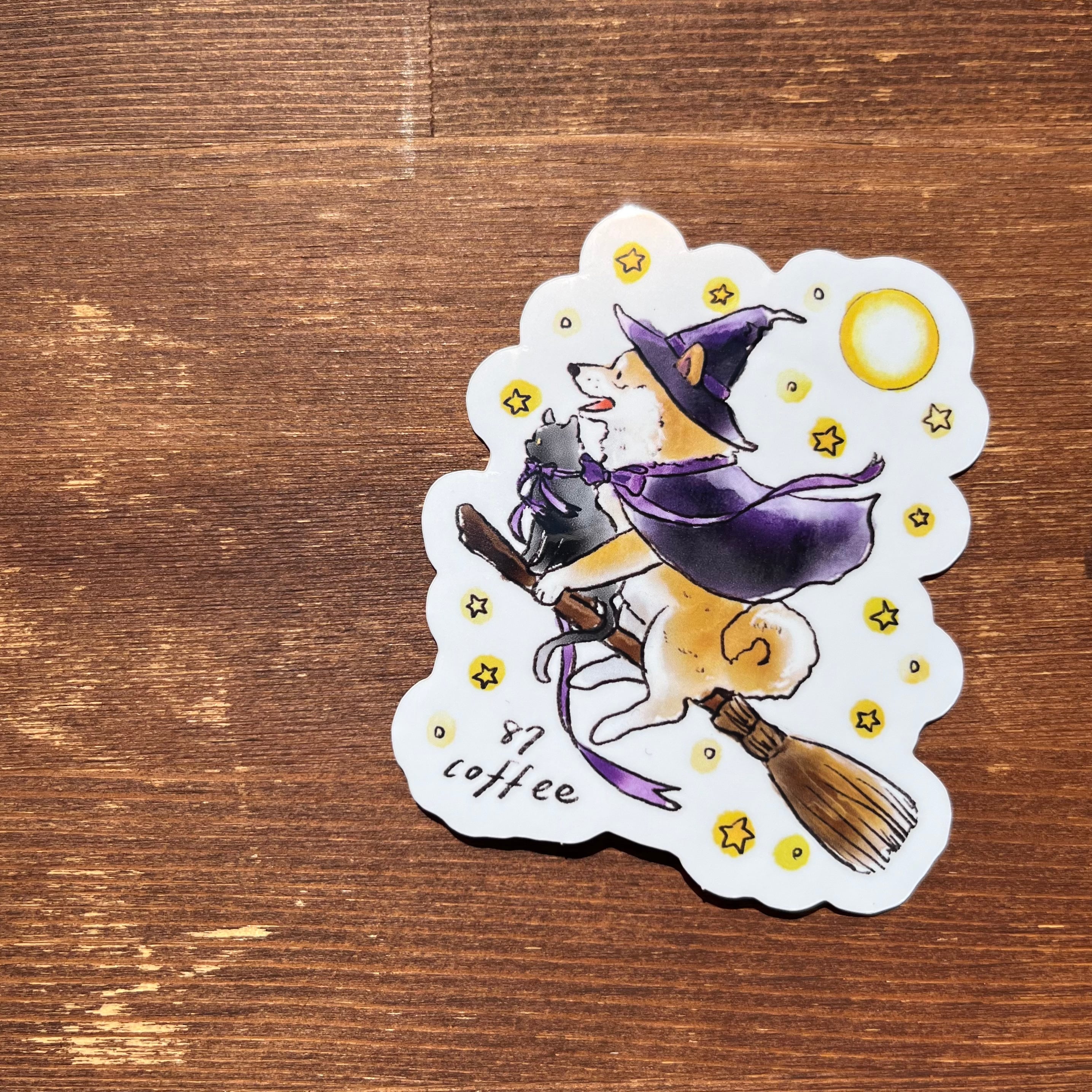 数量限定】ハロウィンverステッカー | 87coffee 自家焙煎珈琲