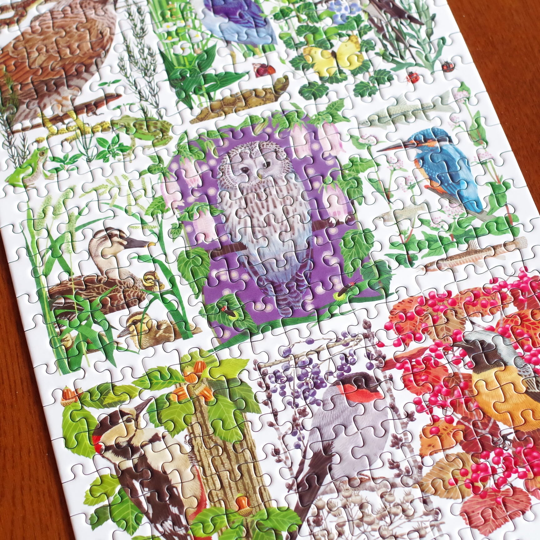 ジグソーパズル 里山の野鳥 300ピース | 木のおもちゃ専門店 おもちゃ