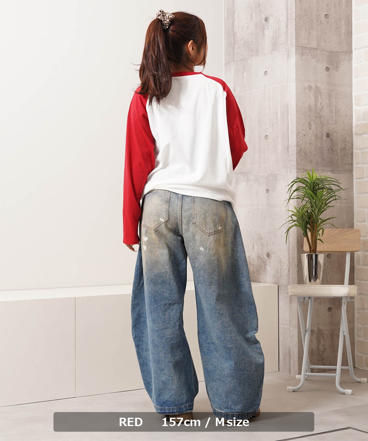 ◆ラグランプリント L/S Tee◆ir-036422