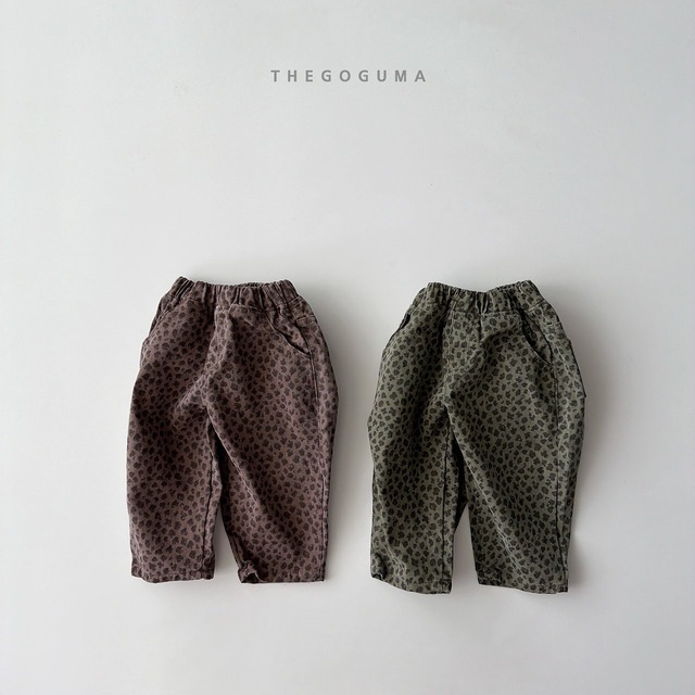 【ﾉﾍﾞﾙﾃｨ＆送料無料】Leopard Print Baggy Pants / the goguma