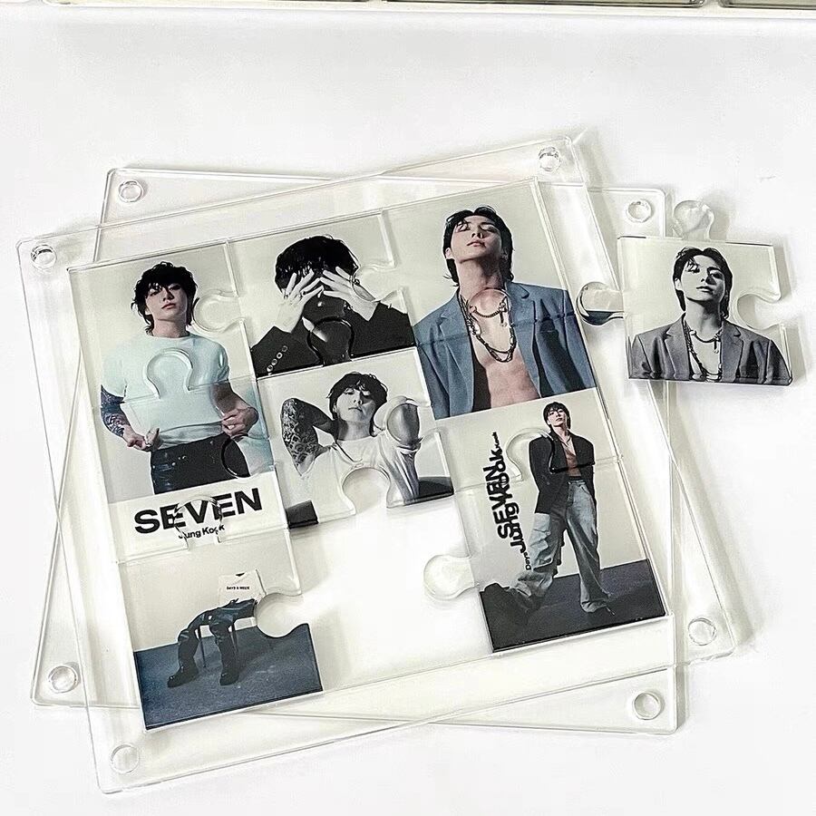 『ジョングクアクリルパズルスタンド』CD トレカ SEVEN JK グク