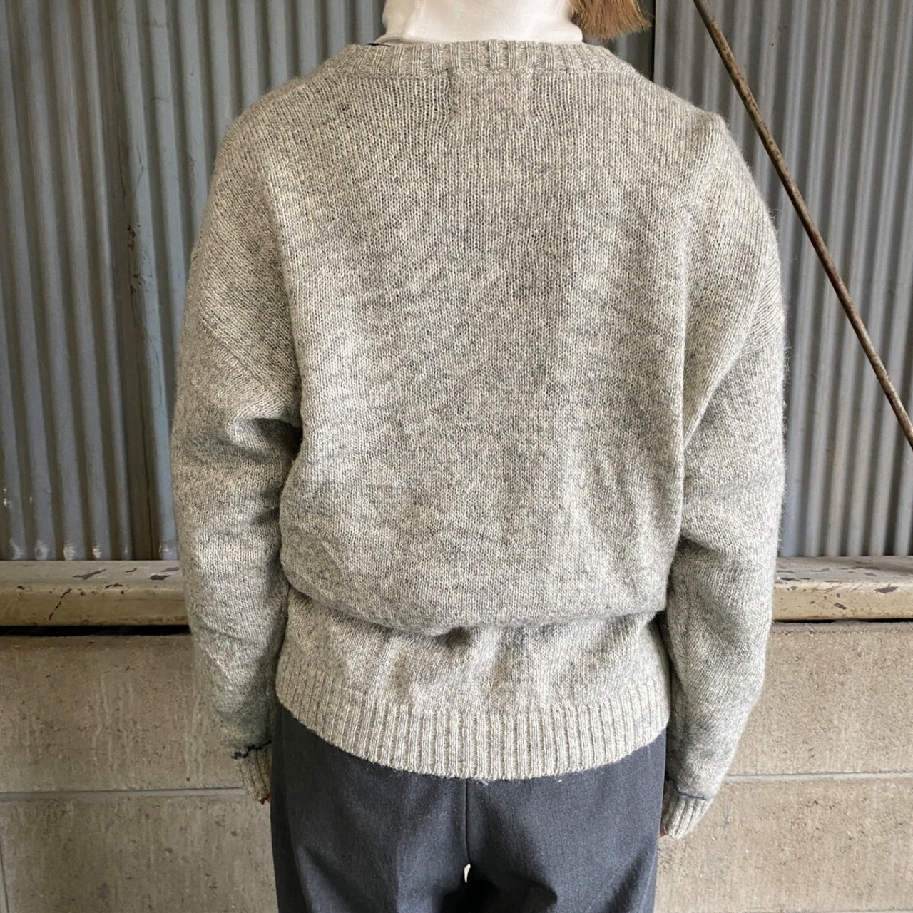 90年代 Woolrich ウールリッチ ノルディック柄 ウールニットセーター 