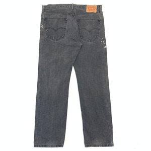 7369  リーバイス 505 ブラックデニム 定番デニム W36