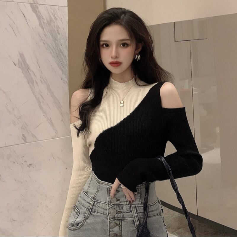 スタンダードスタイルオータムニットトップス コート レトロ 秋物 ウィンター 冬物 YY-ファッション92873445386