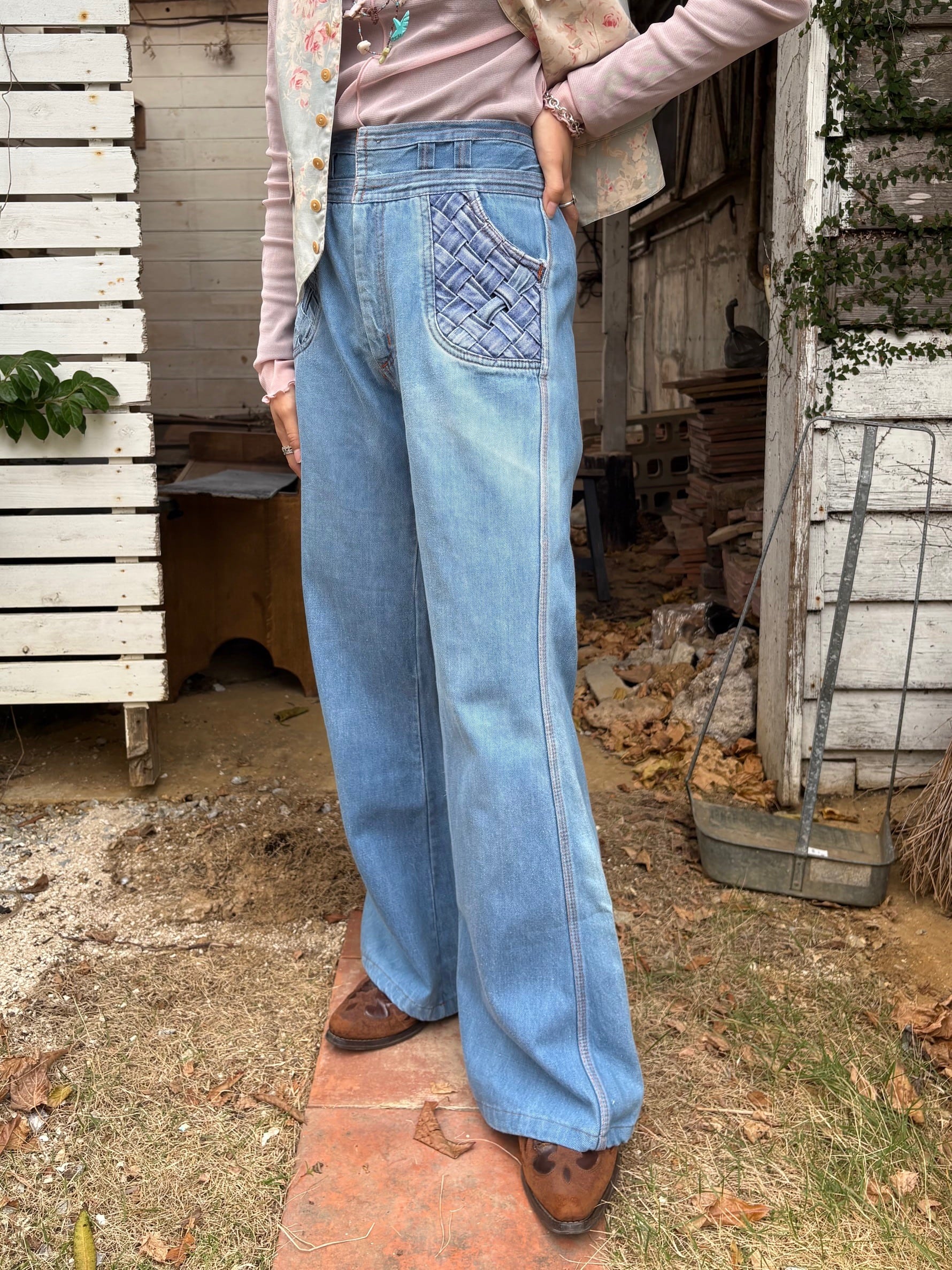 70s ”U.S.NAVY” デニム セーラーパンツ | American Wave, Vintage Shop