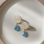 【11月 誕生石カラー ブルートパーズ】バースデーカラードロップピアス・イヤリング｜サムネイル3