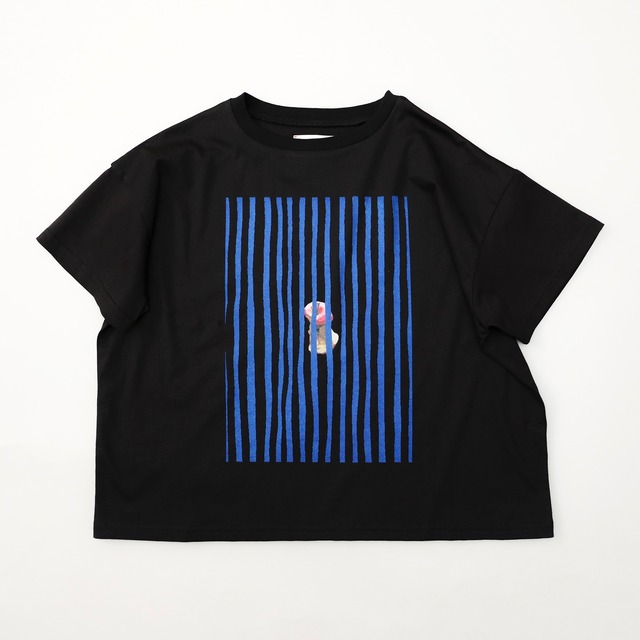 《michirico 2026SS》Apple T / black / L・XL・XXL