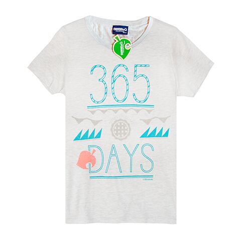 どうぶつの森 365DAYS Tシャツ (オートミール) / THE KING OF GAMES