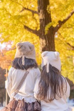 【即納】もちもち猫耳ニット帽 [ 猫耳 ねこ耳 かわいい JKコーデ コギャルコーデ 防寒アイテム]