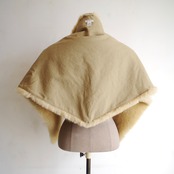 LOEFF  Fur Reversible Triangle Scarf