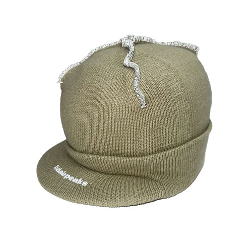 Lidairpeaks Peak stitch beanie Sand