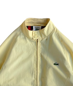 Vintage 80~90s L Harrington Jacket -IZOD LACOSTE / Pastel yellow-