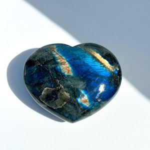 Big♡ラブラドライト ハート 01◇ Labradorite ◇天然石・鉱物・パワーストーン・インテリア