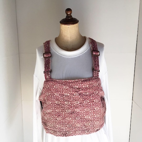 Vintage handwoven tube top 手織り チューブトップ