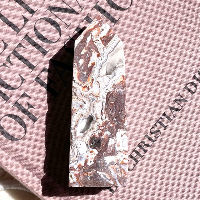 Mexican Lace Agate Point 2 ✧ メキシカンレースアゲート