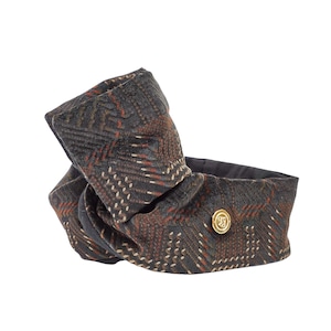 【ベロアヴィンテージ】QPPA®︎カバー つけ心地抜群 ♡ 着せ替えヘワイヤーアターバン