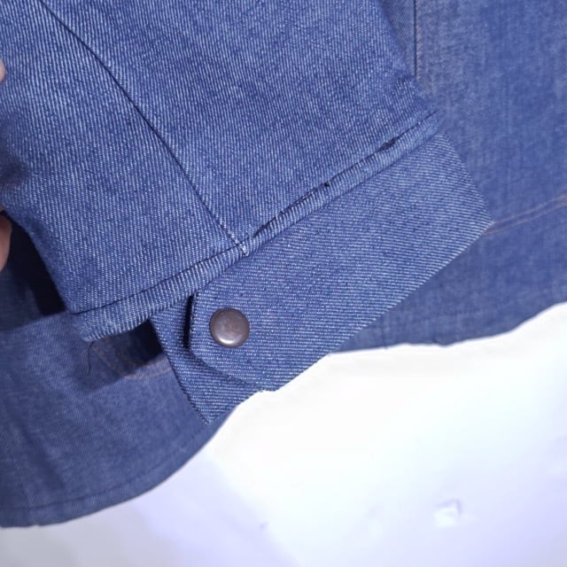 NOS !! 1980s~ SUI JAIL Denim Work Jacket with Stencil / USA 実物