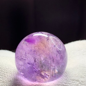 超透明✩アメトリンスフィア✩クラック水晶台座付き