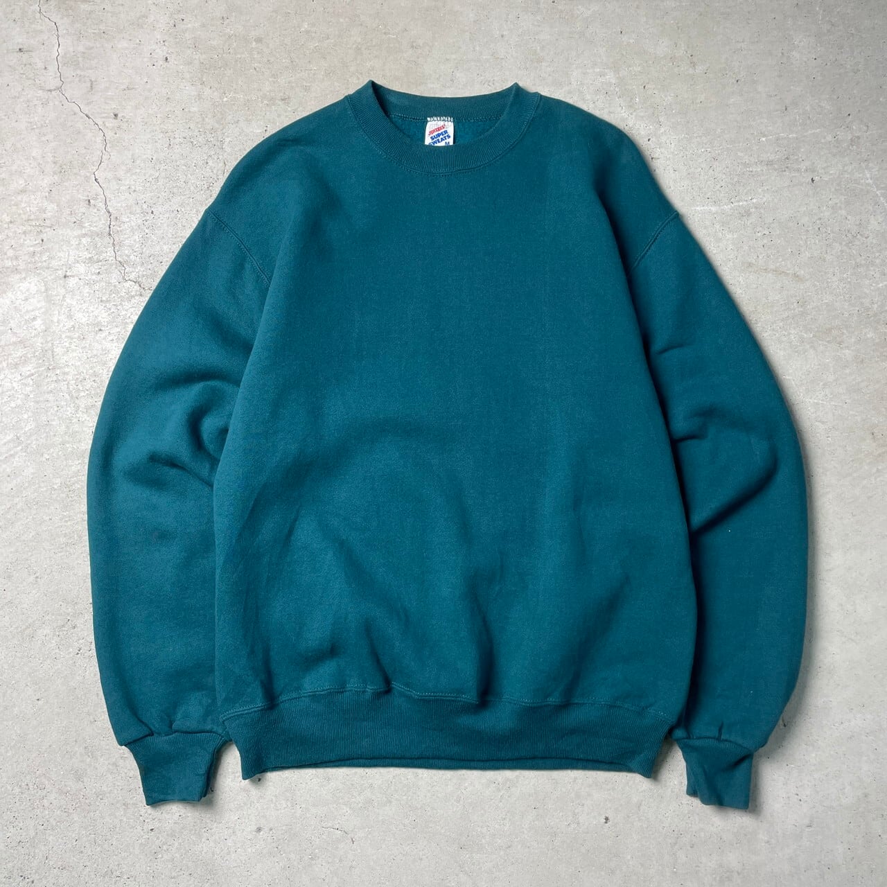 90s JERZEES USA製 無地スウェット ネイビー 2XL