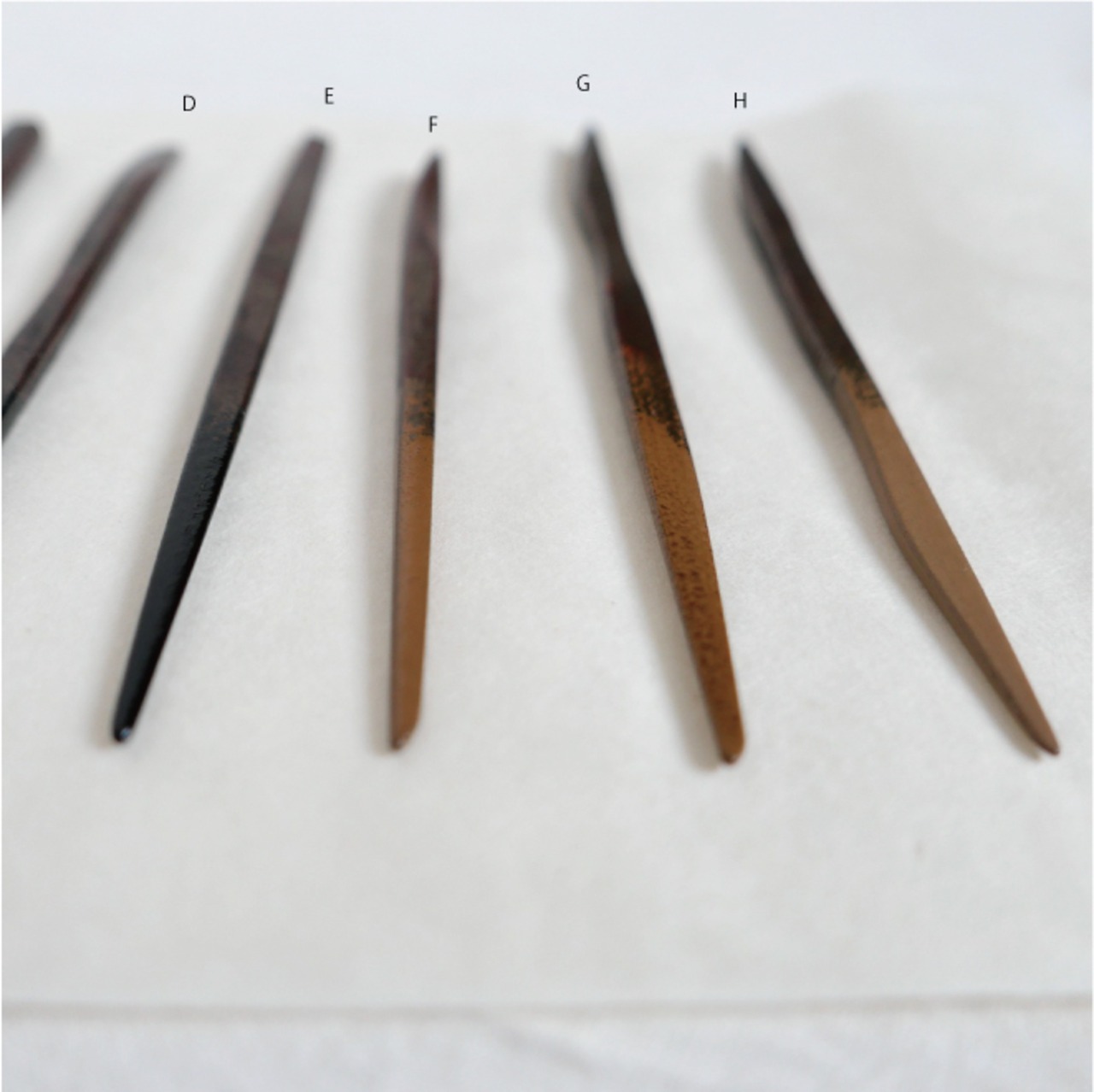 藤野征一郎　菓子切 【D】　Seiichiro Fujino   Confectionery Pick 箔 (1本）［2104150000199］