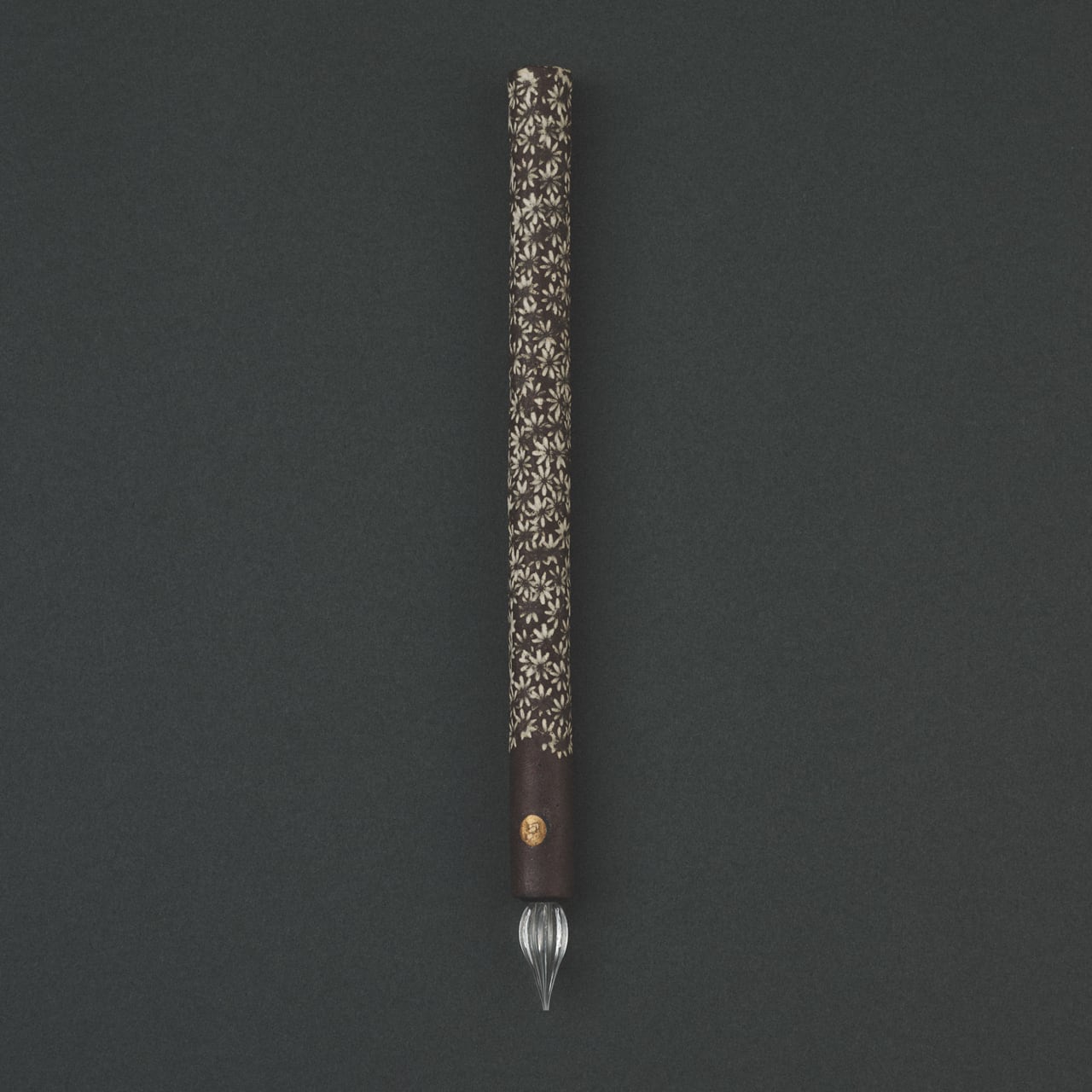 銀かすり しのぎガラスペン｜有田焼 | HIZEN5