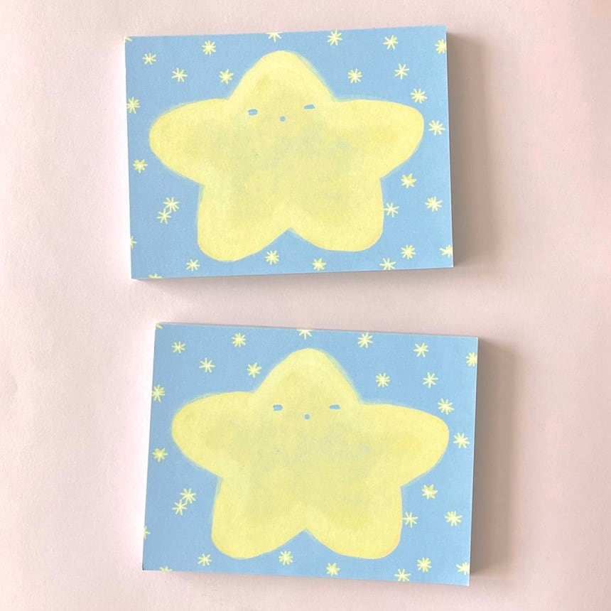 greenyeveryday】メモ帳 memopad star | 韓国文具・雑貨 kaulcoffee.studio