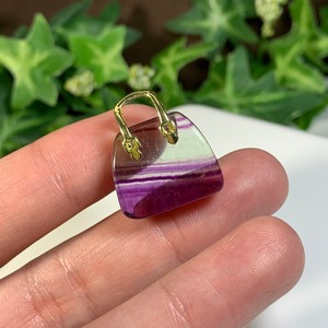 12.天然石とお出かけ☆フローライトカバン・バック