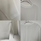 シアーリラクシークルーネックCS/ホワイト