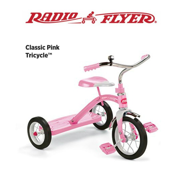 34G RADIO FLYER 三輪車 Classic Pink Tricycle ピンク キッズ 誕生日 プレゼント ラジオフライヤー | SEEK  TOYS