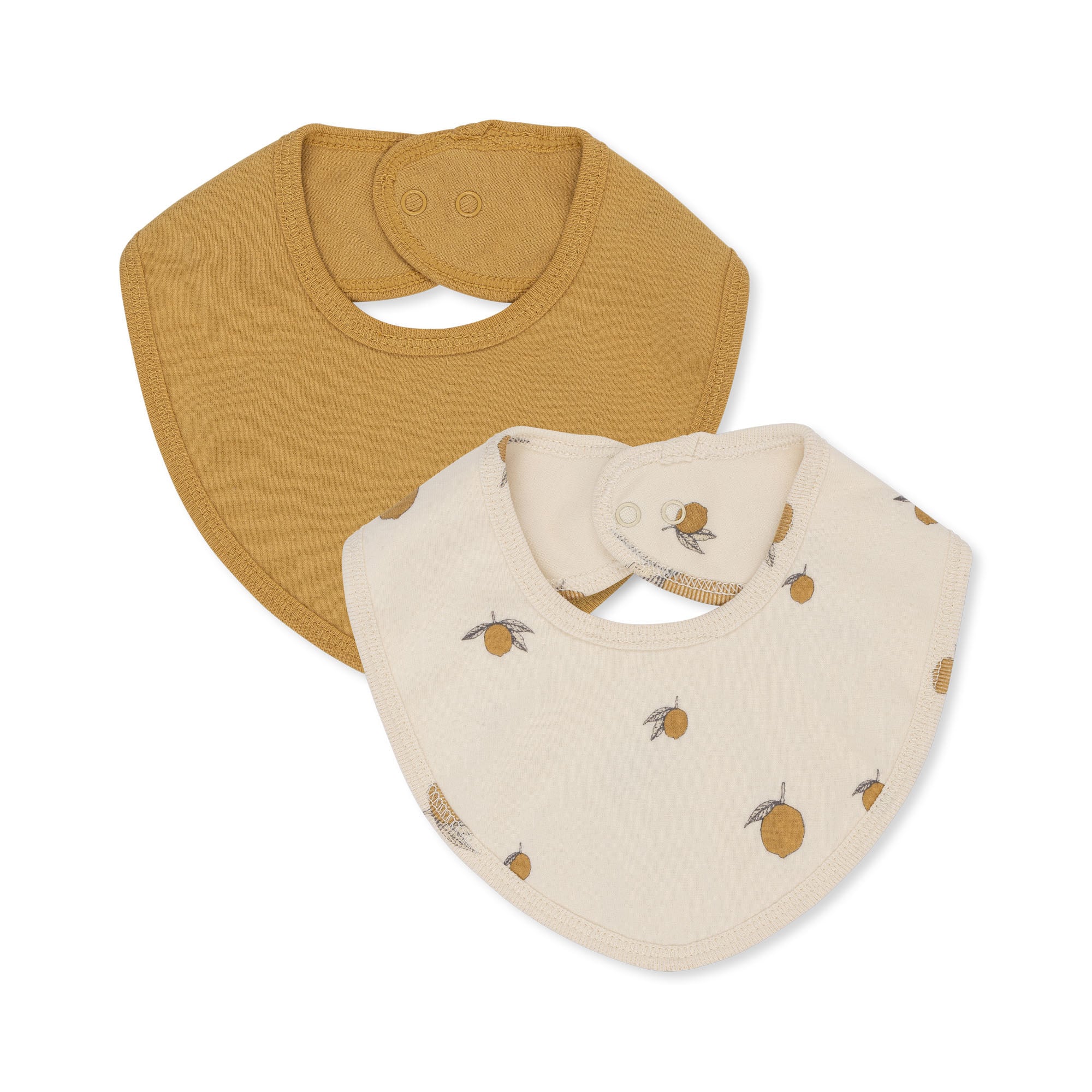 RE STOCK】2 PACK BIBS LEMON 【Konges Sloejd コンゲススロイド