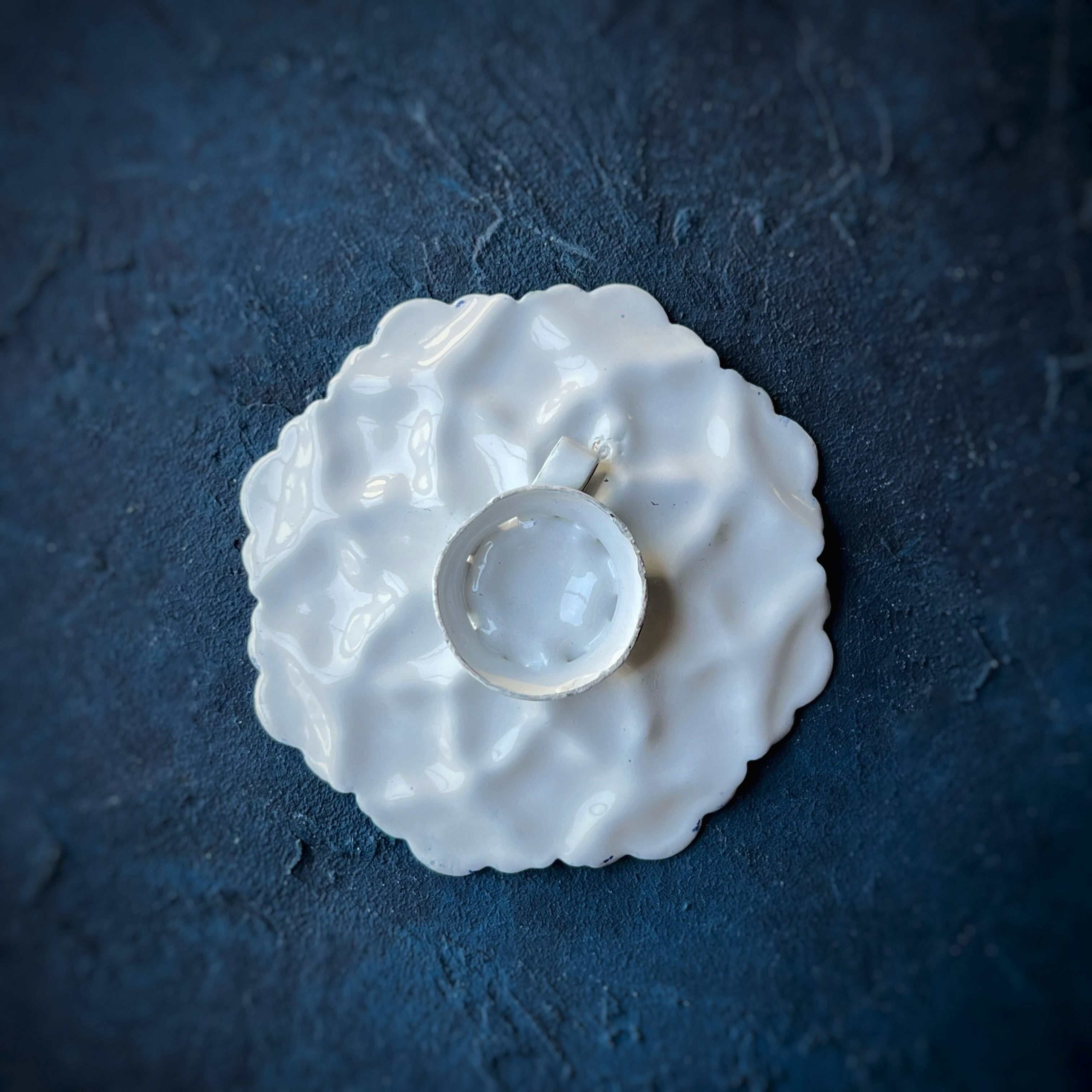 ペルシャの飾り皿（ミーナーカーリー）9cm アクセサリートレイ【MINA