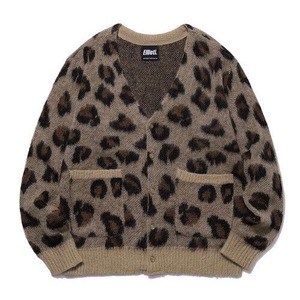 [Ellioti] LEOPARD MOHAIR CARDIGAN_BEIGE 正規品 韓国ブランド 韓国代行 韓国ファッション 韓国通販 カーディガン