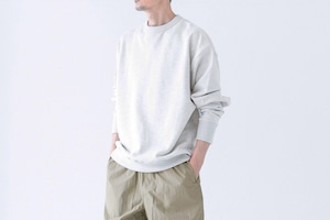 BASIC FRENCH TERRY - CREW-NECK PULLOVER : ベーシック裏毛  - クルーネックプルオーバー