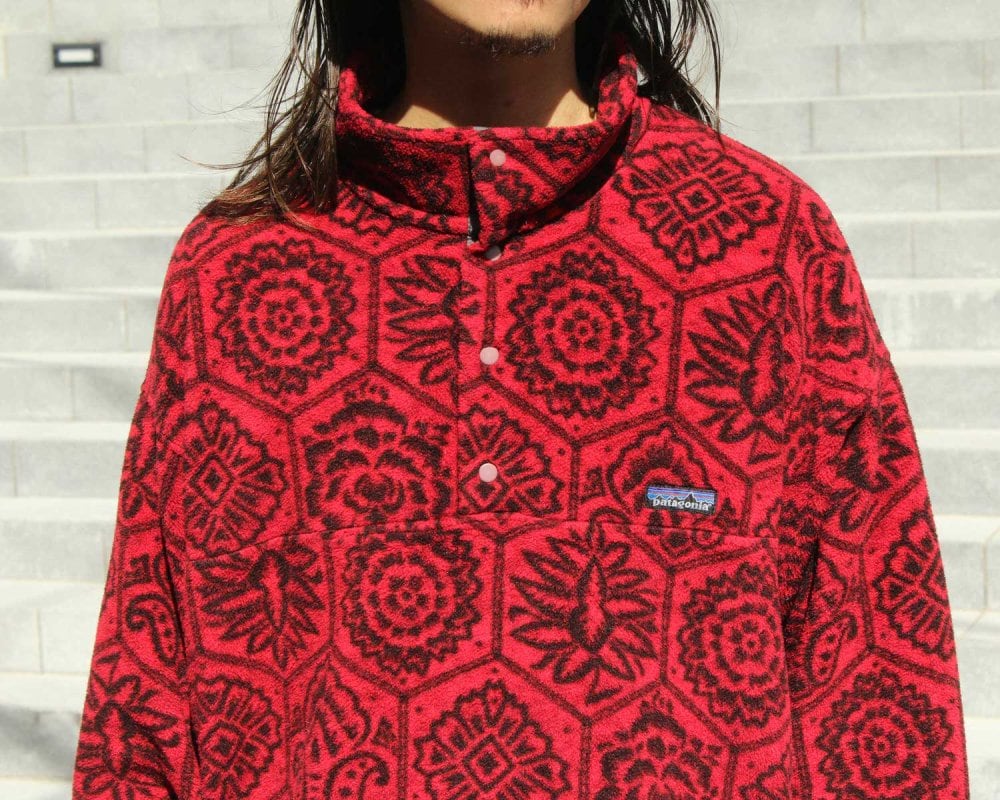 Patagonia [patagonia] Vintage Fleece Printed Synchilla Snap T