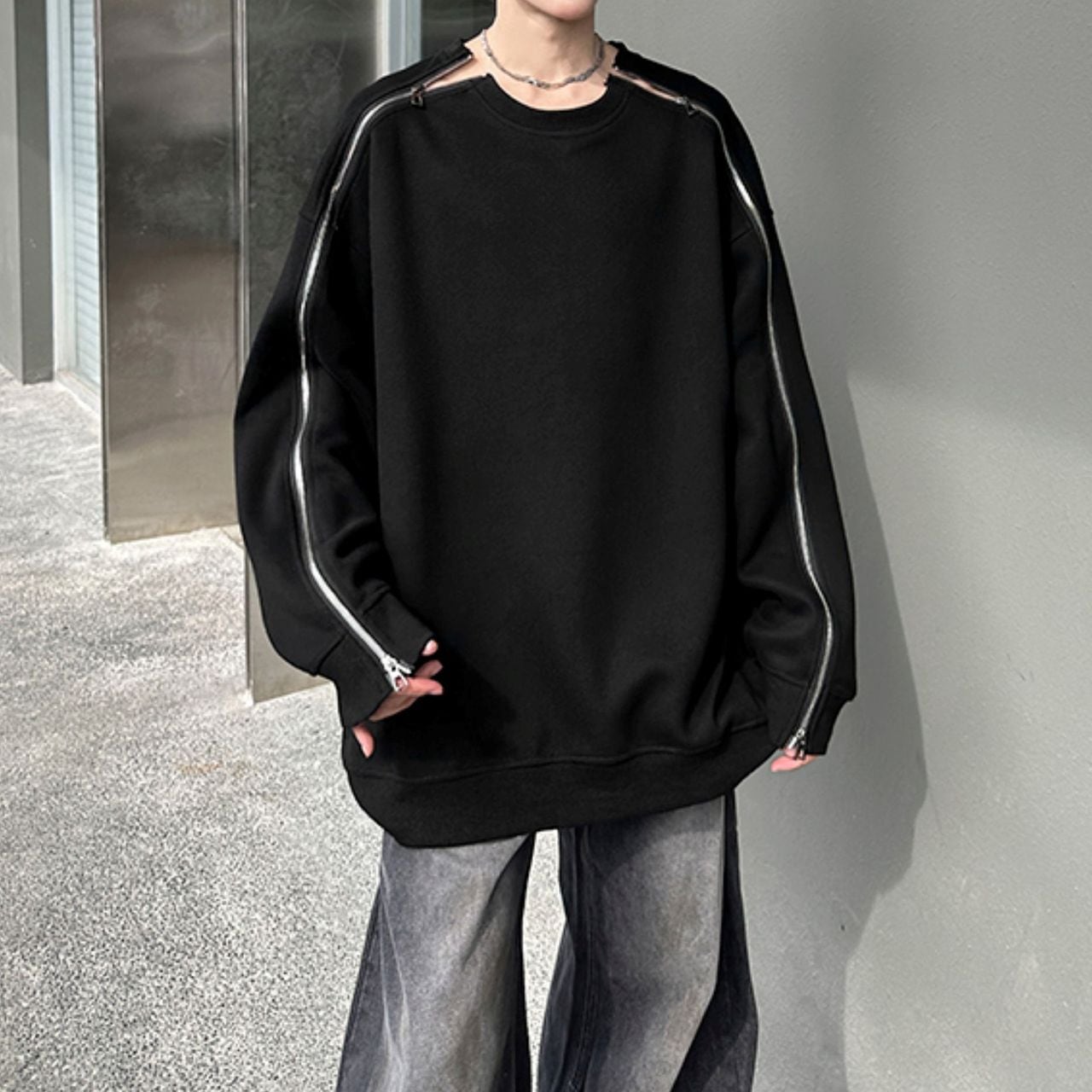 Zipper Hooded Sweatshirt(MT1367)