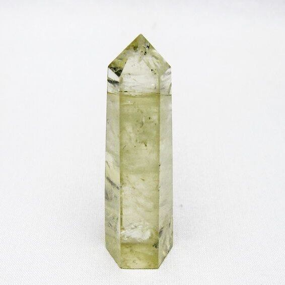 シトリンクォーツ 六角柱 シトリン ポイント 置物 一点物 142-10456