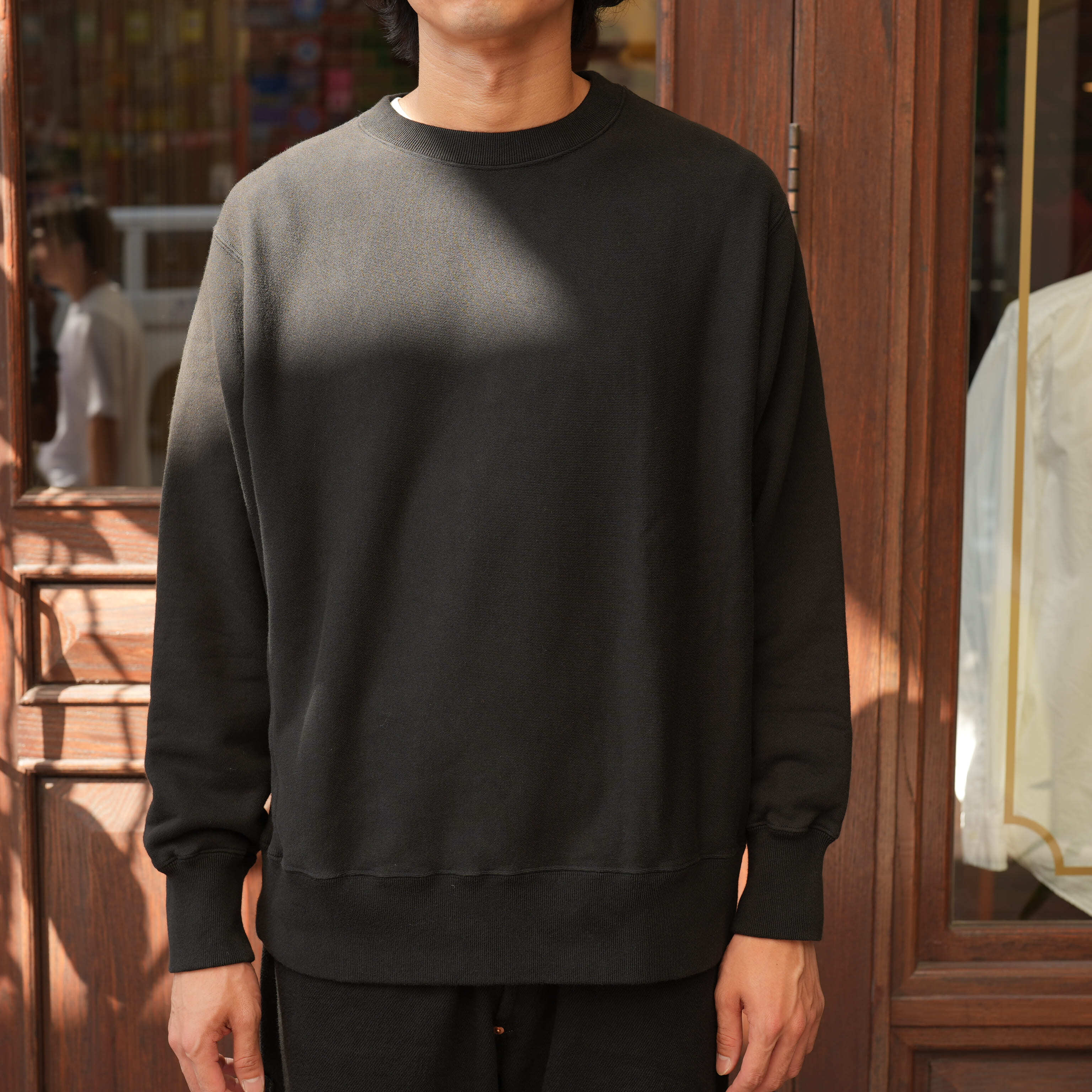 FOUNDOUR (ファウンダ) 26AW "REISSUE SWEAT SHIRT" -BLACK-