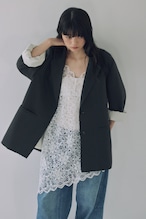 DU260514 Cut Off Design Jacket 【set up可】