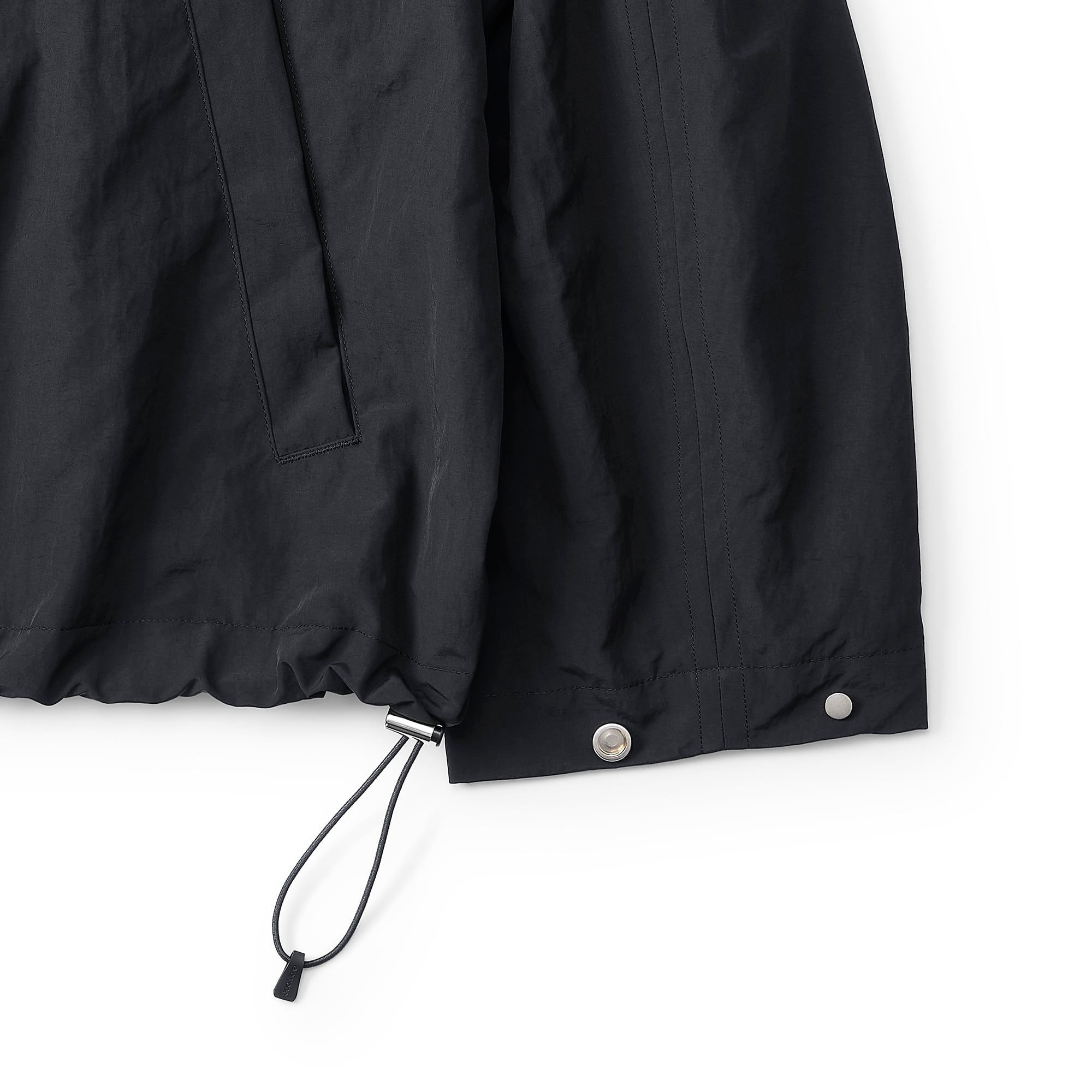 everyone nylon half coat (BLACK) | everyone