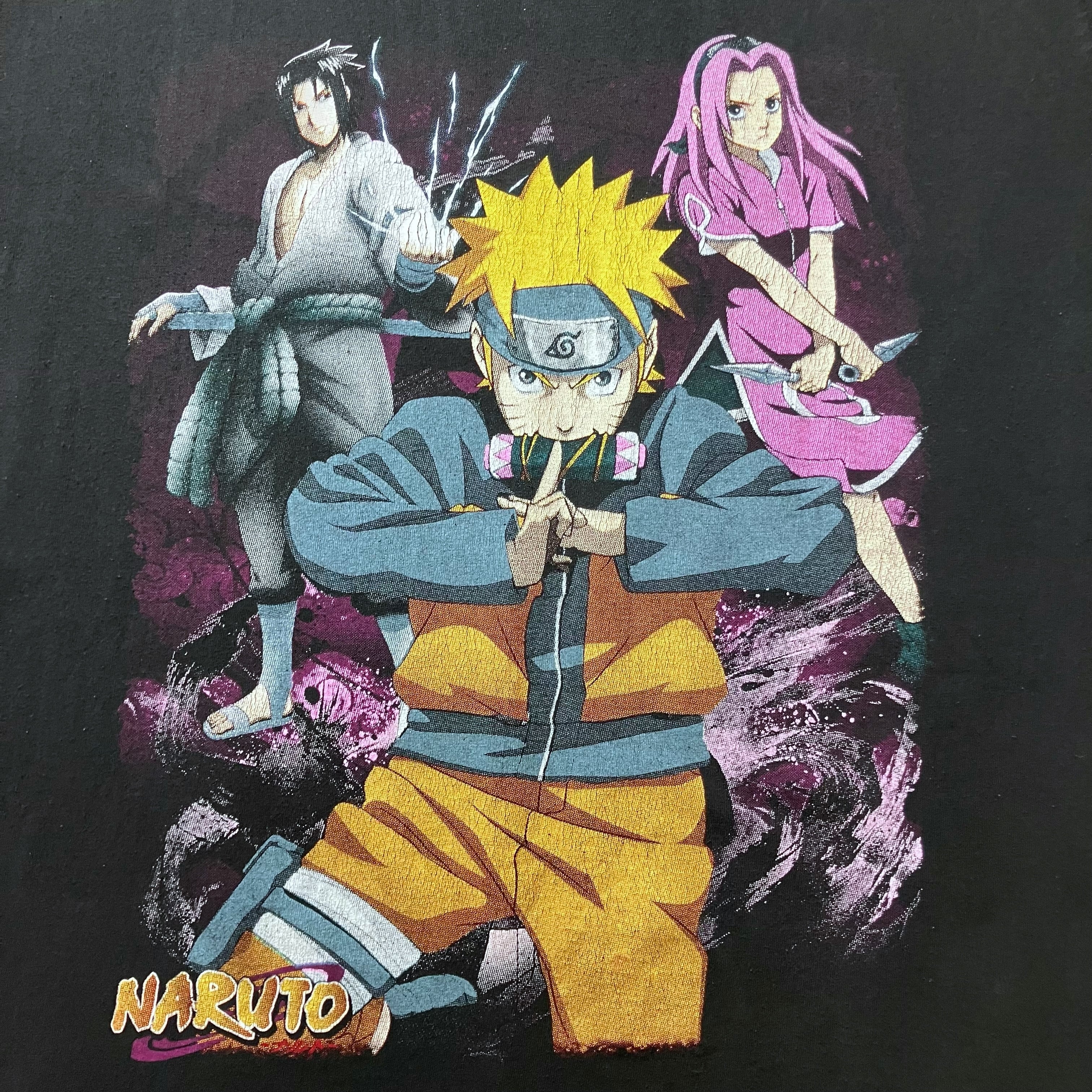 NARUTO サスケ メキシカンブート アニメ Tシャツ NARUTO