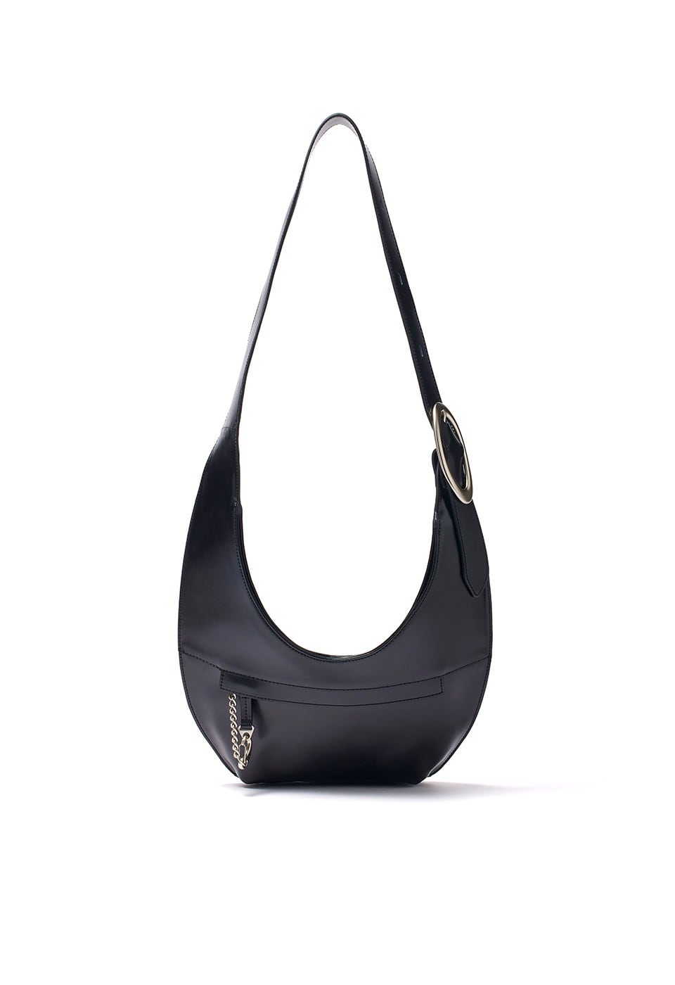 OPEN YY] CURVE CROSSBODY BAG, BLACK 正規品 韓国ブランド 韓国通販