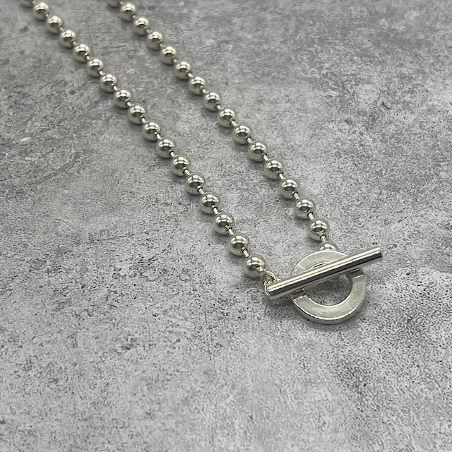 グッチ GUCCI ボールチェーン トグル ネックレス SV925