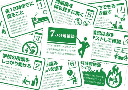 7つの勉強法（値下げしました） | さくら掲示物販売所